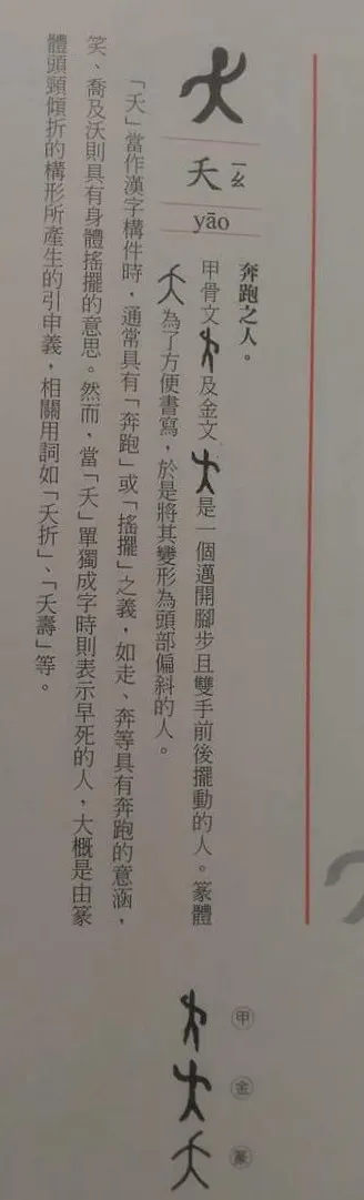 瞭解字源後突然覺得這個字充滿動感，生動活潑起來