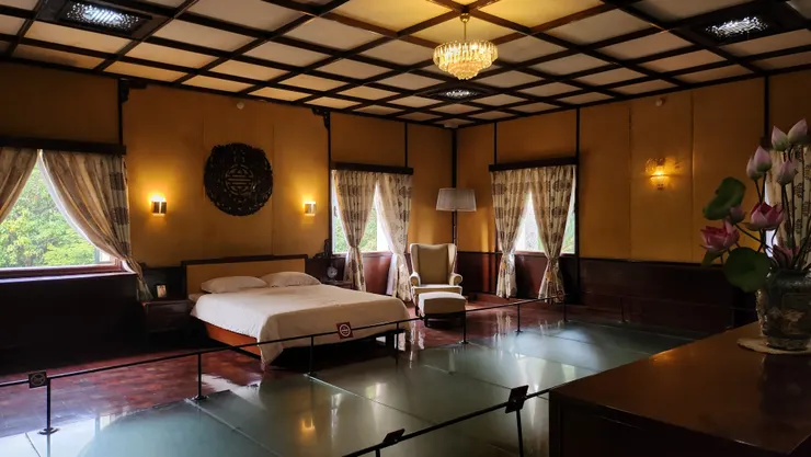 總統官邸寢室展示