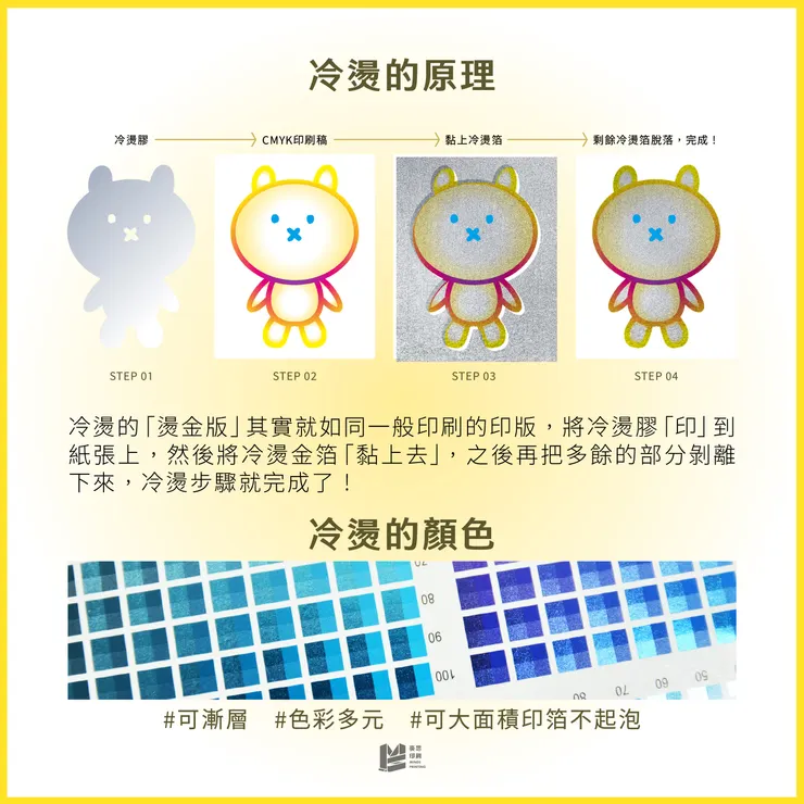 印刷魔法！「冷燙」讓你大玩金屬色 - 冷燙的原理