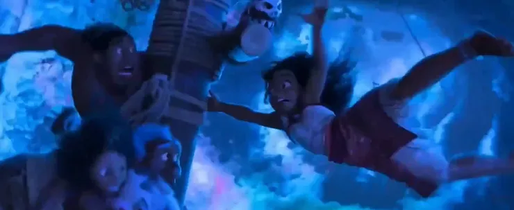 捲入旋渦的莫娜一行人