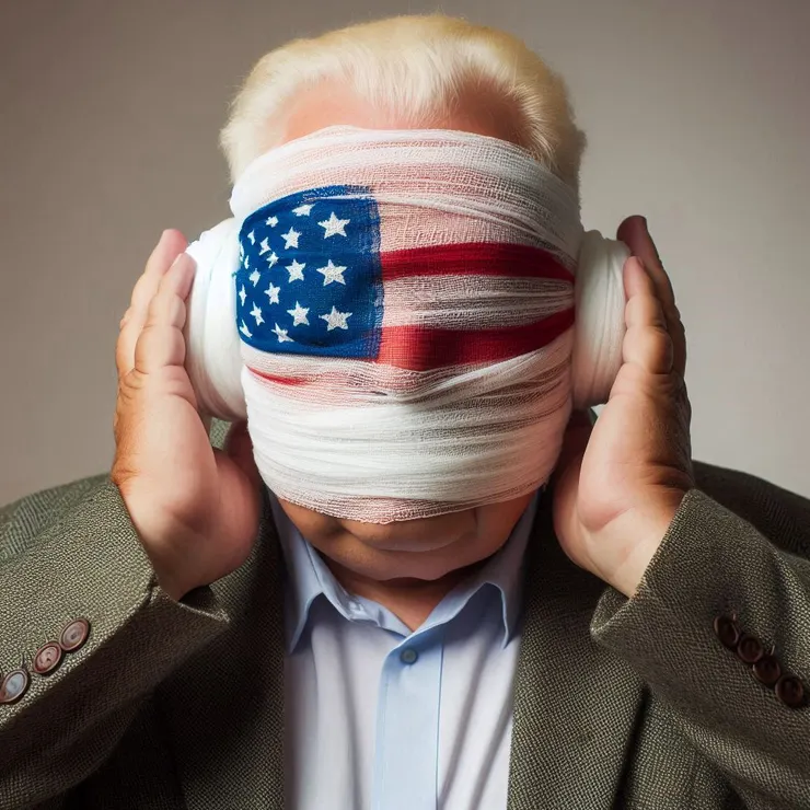 聽不見，看不見