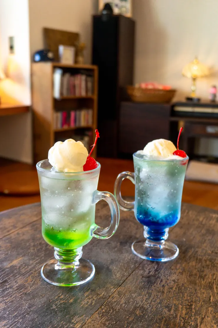 冰淇淋蘇打，懷舊感十足。