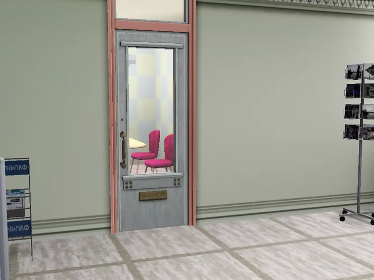 粉桃色小房間。