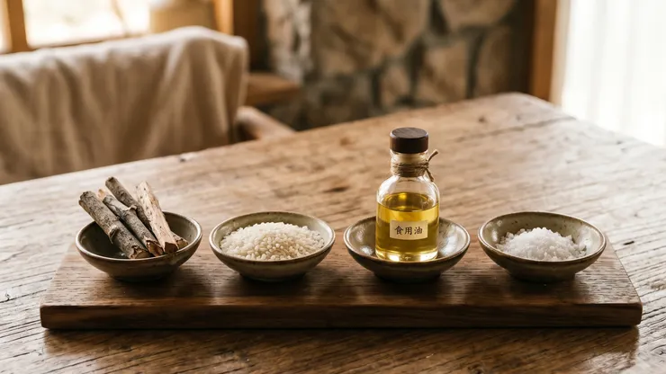 「油」在早期環境中是奢侈品，期望亡者能過好日子。