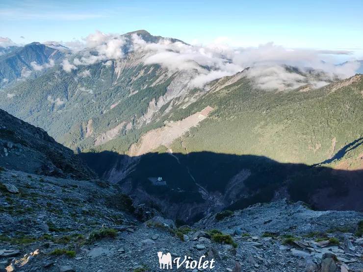 向陽大崩壁眺望南橫公路