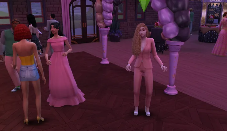 天啊~ 頭髮放下來很爆欸...