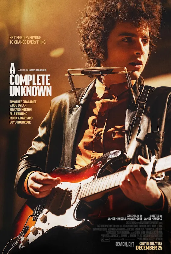 電影《A Complete Unknown》，《巴布狄倫：搖滾詩人》