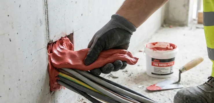 防火填塞示意圖