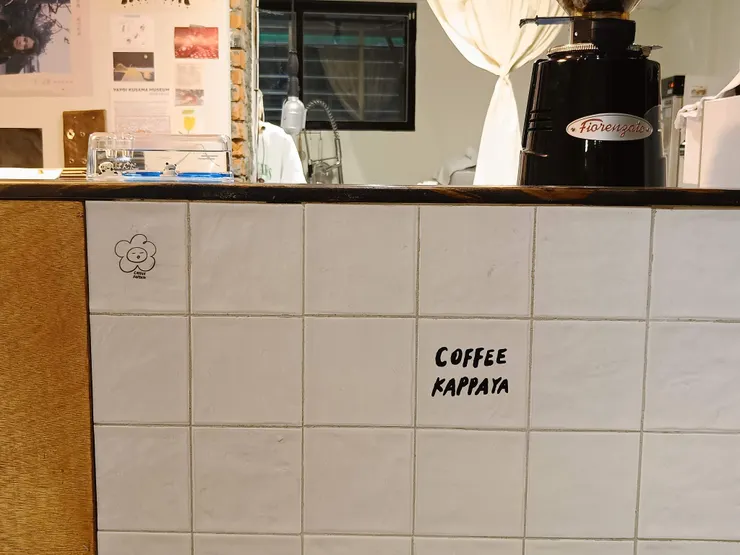 點餐區前也能看到河童