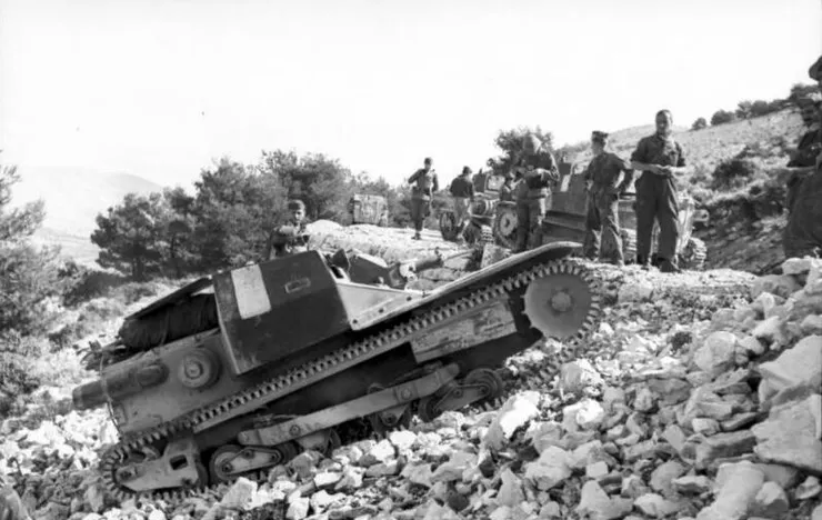 L3/33出現在希臘戰場