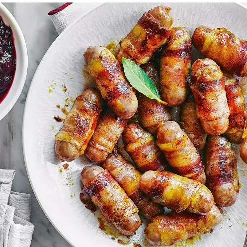 實際上的Pigs in Blankets