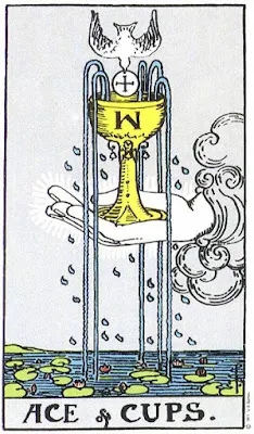 Waite Tarot，Ace of Cups