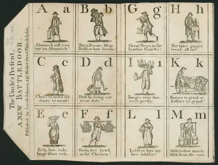 The uncle’s present: a new battledoor. 圖片來源：South Australia State Library Digital collections