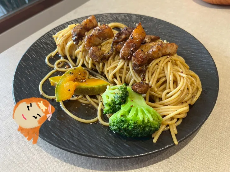 馬告鹹豬肉義大利麵