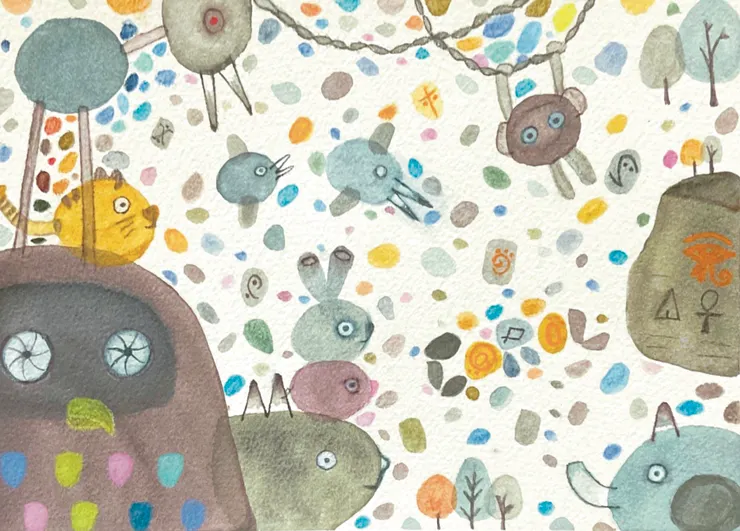 神秘石碑<Mysterious stone>_by Carol.w