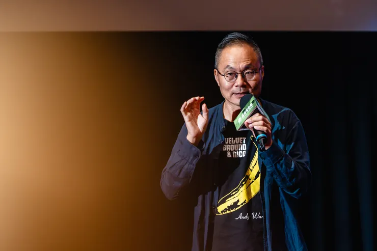 「致敬・白景瑞：慾望的藝術」專題講座 𝚏𝚎𝚊𝚝. 鴻鴻。／影像提供：高雄電影節