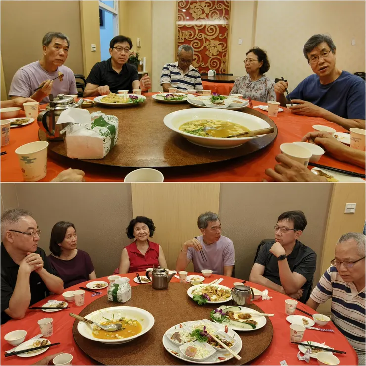 【廣鴻小館晚宴寇董高個來參加！寇董、高個没住民宿，分別自竹北、台北趕來吃週六晚餐。】