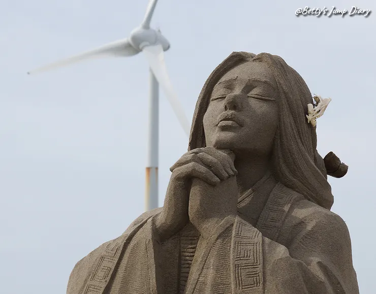 ▲2025苗栗「通霄沙雕藝術節」逍遙沙城/圖片來源：Betty's Jump Diary