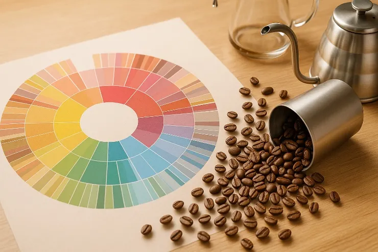 本篇深入解析 SCAA 咖啡風味輪的演進歷程與應用方法，透過八大步驟教學，幫助讀者掌握品鑑邏輯與風味語言，提升咖啡品飲與專業交流能力。