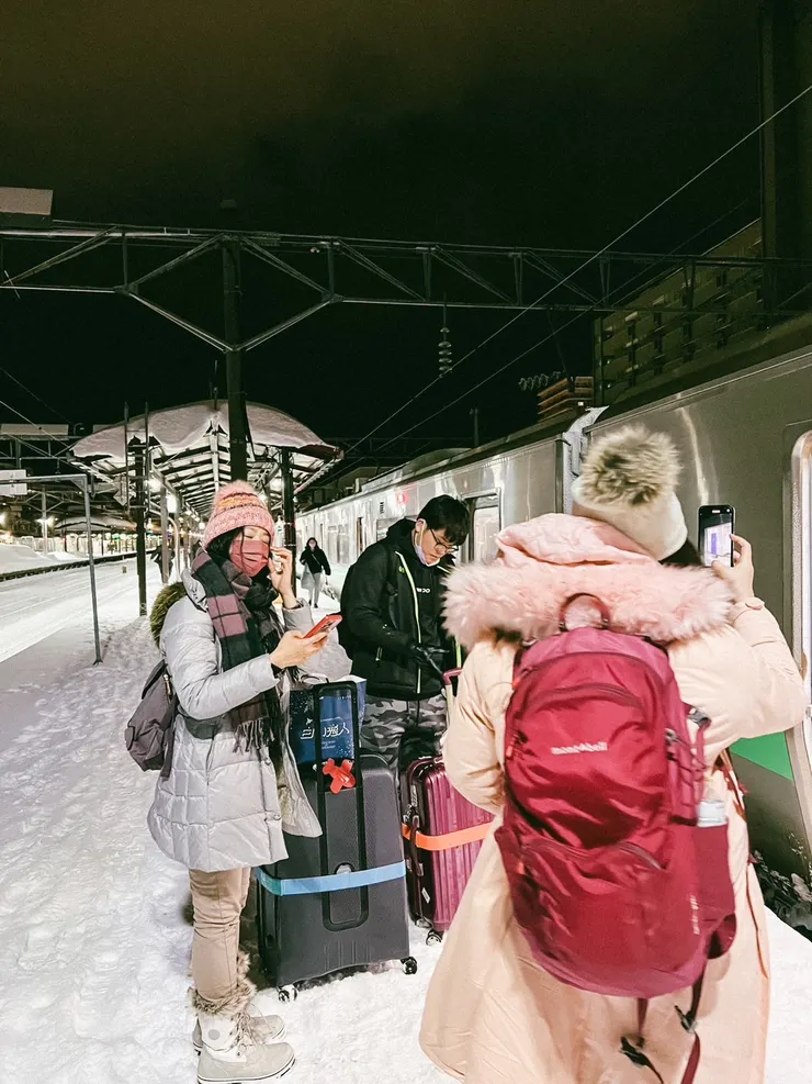 今年二月在北海道旅行
