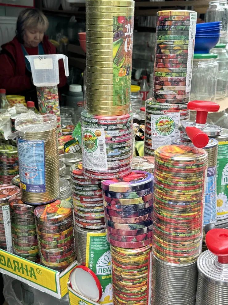 果醬罐的蓋子!色彩繽紛