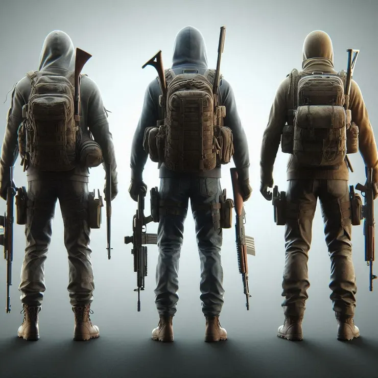 我們都是用著不同的裝備武器，來對抗這個殘酷的世界，並努力生存下來