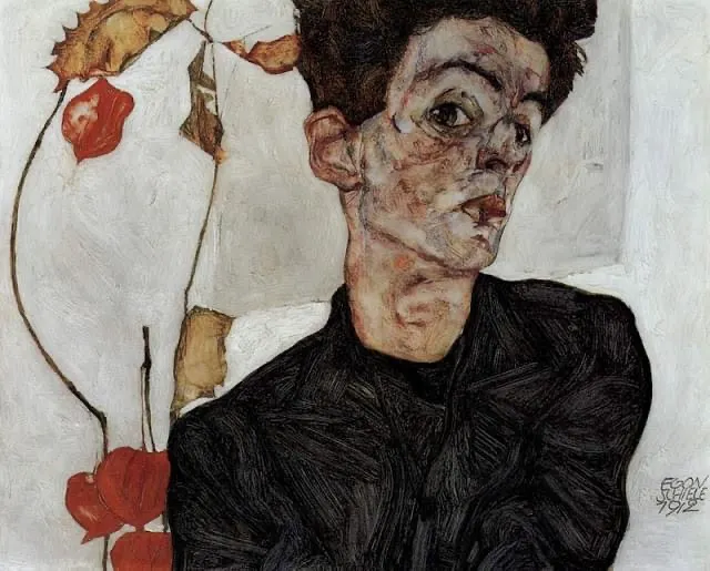 Egon Schiele 自畫像
