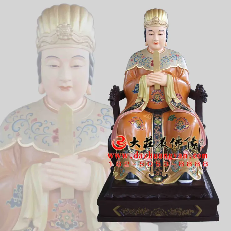 痘疹娘娘彩繪塑像