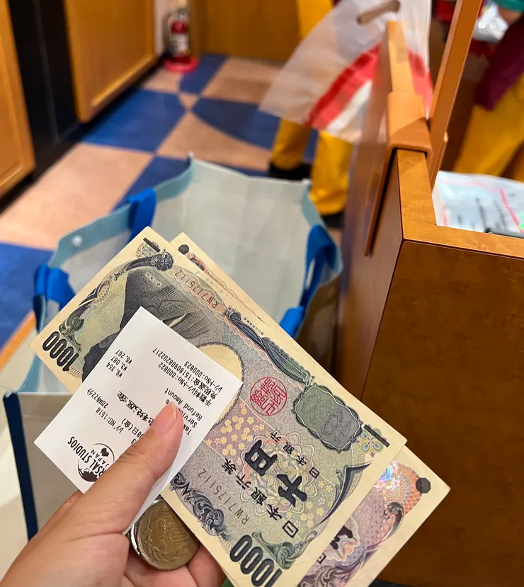 大阪環球影城行程分享＿退稅現金