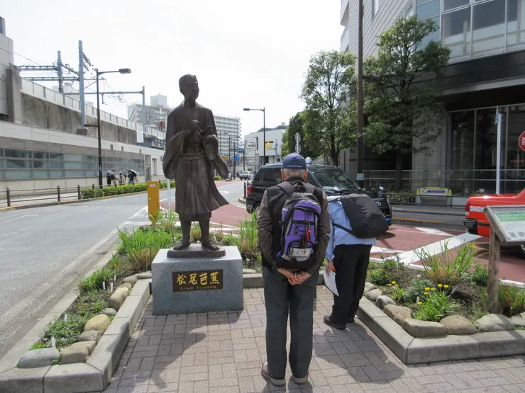 松尾芭蕉的銅像