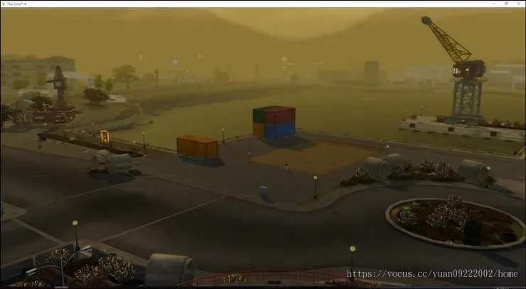 我真的很喜歡青港這種工業區的景致，做得太真實了。