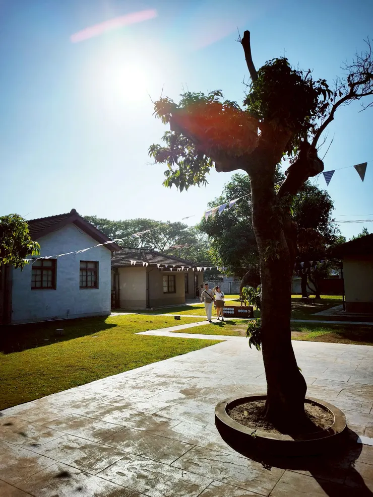 園區中央非常寬闊