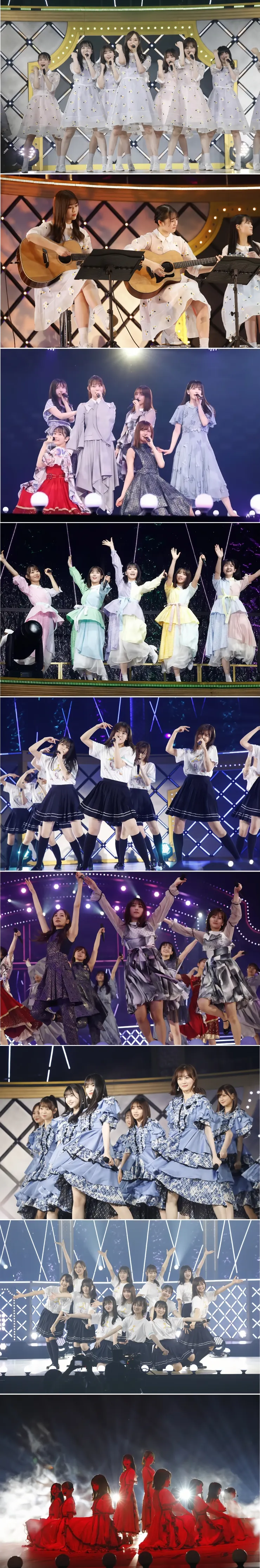 九周年三期生專場公演時，展現團結氣場，使人眼前一亮。