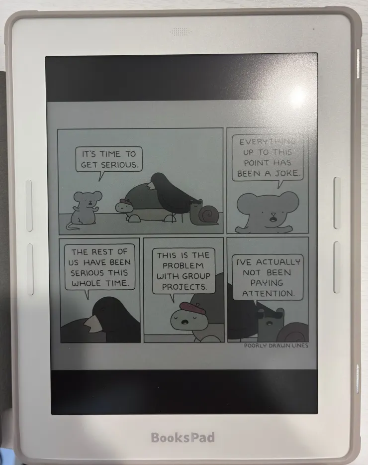 博客來 BooksPad 可以顯示自行匯入的休眠圖片