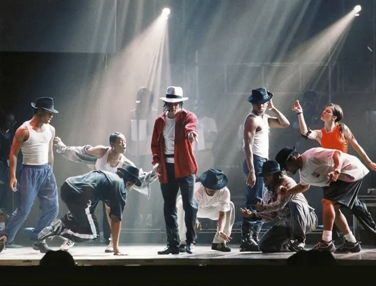 麥可傑克森在洛杉磯進行演唱會的彩排/攝影師:John Isaac