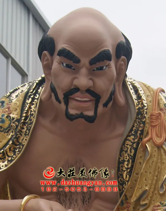 半托迦尊者‌塑像局部特写