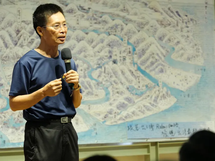 ▲樟之細路工作站代表彭宏源致詞。