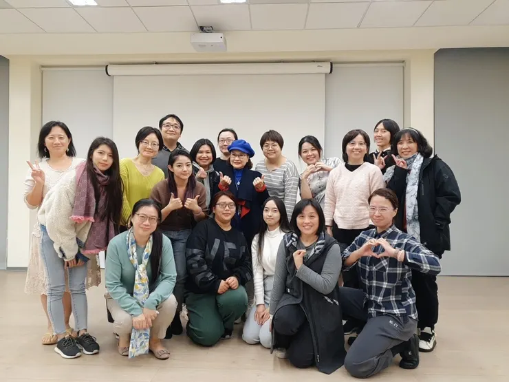 永遠的娘子與學員大合照