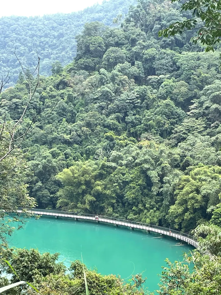 不知道是哪段,但湖水顏色好綠,很像十六湖國家公園的感覺