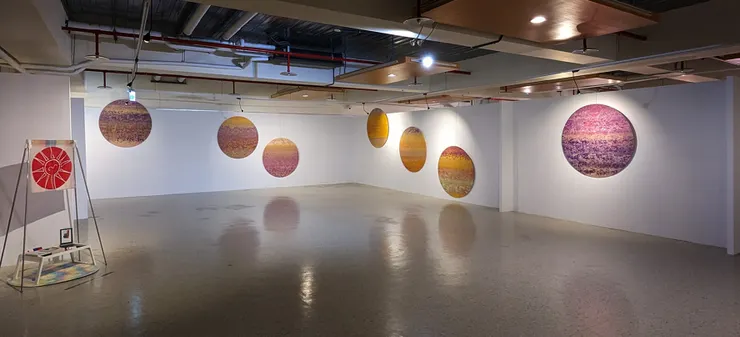 西元2024年3月，虹心球、空間與時間的對話。