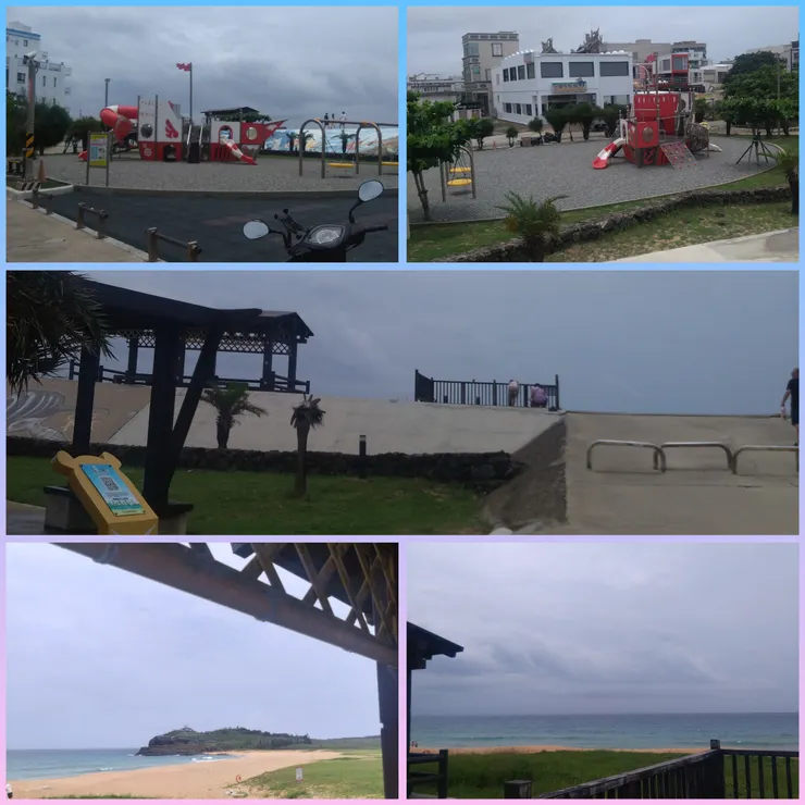 很漂亮的山水沙灘！