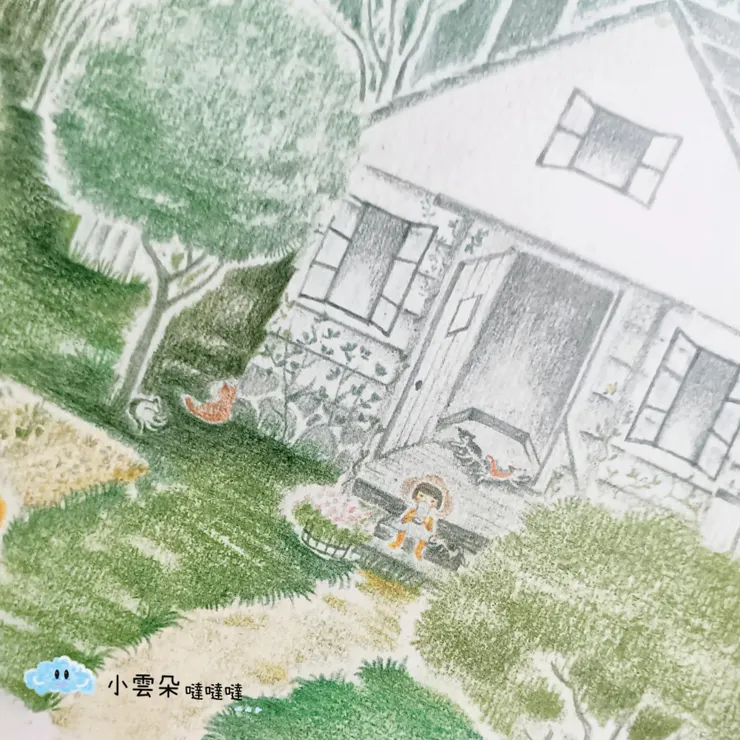 家中小女孩和貓咪們的日常，看了就覺得很舒服恬靜。