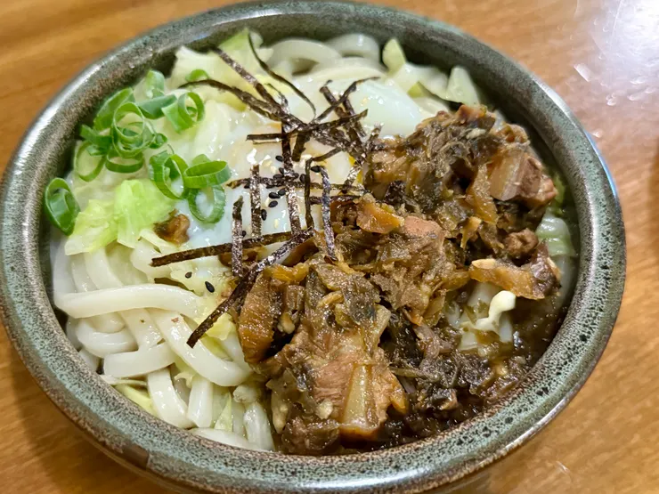 梅干軟骨拌烏龍麵   140元