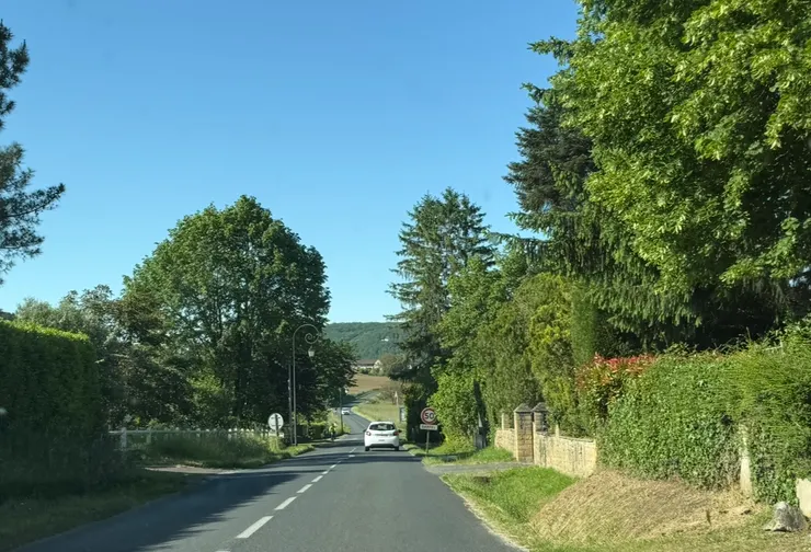 坐在車上，隨手拍都是美景的鄉村小路