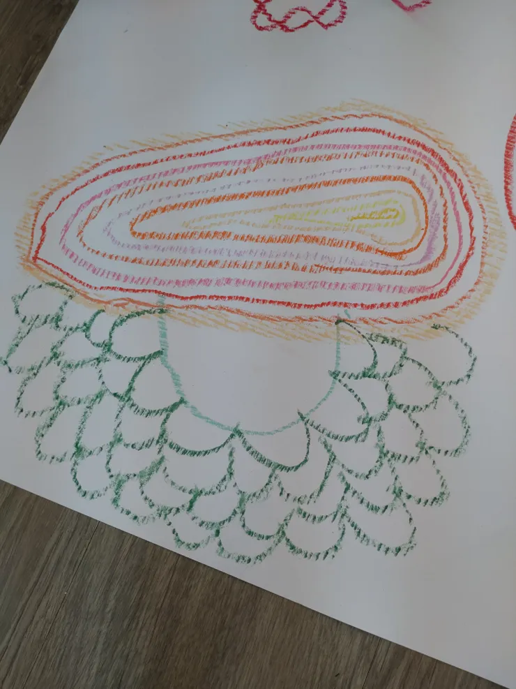 有部分像彩虹腳掌