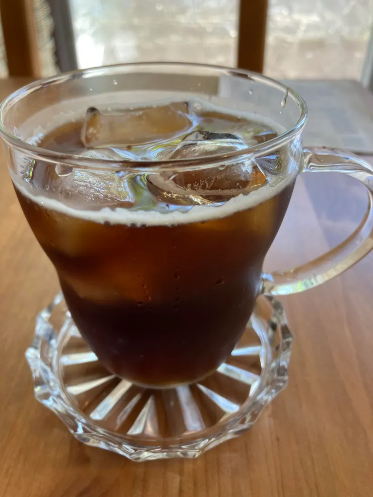 冰的有機穀物咖啡