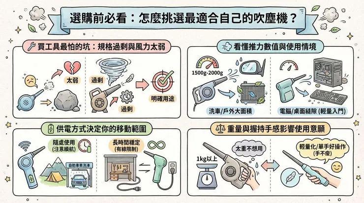 選購前必看:怎麼挑選最適合自己的吹塵機?