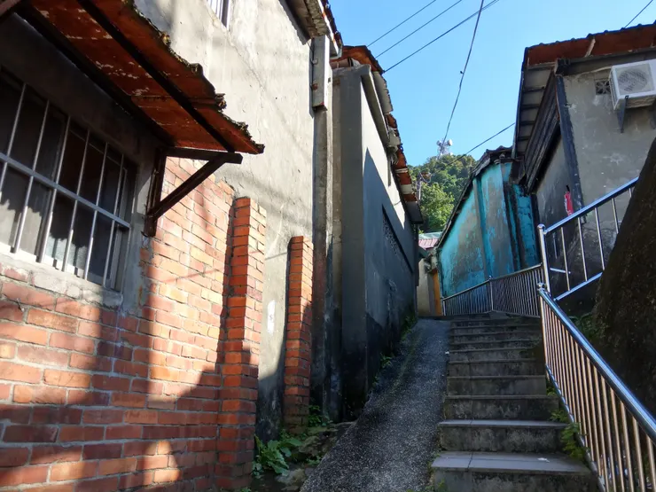 蜿蜒而上的蟾蜍山聚落（拍攝日期：2018.12）