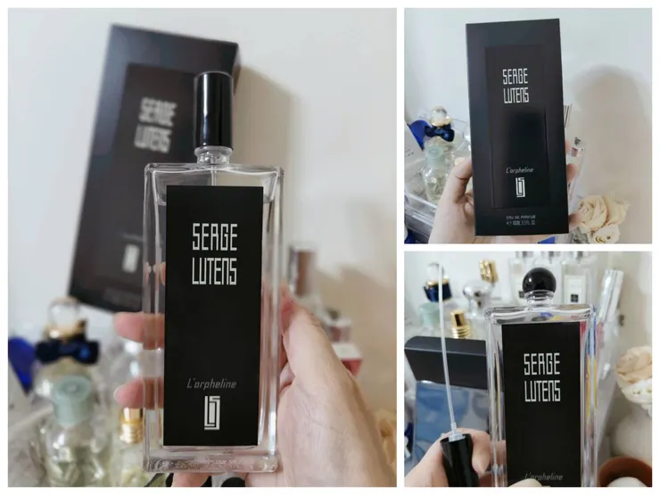 100ml瓶身 - 右下角是香水原始包裝樣貌，另附噴頭。