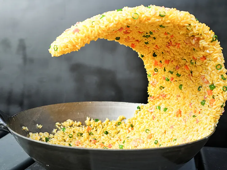 講到炒,就忍不住想分享這個炒飯的食物模型,哈哈哈。